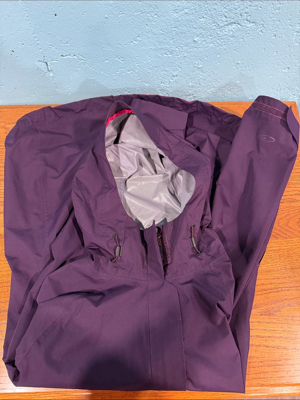 Champion Women's Plum Hooded Raincoat